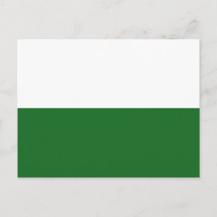 Cartão postal da bandeira da Saxônia