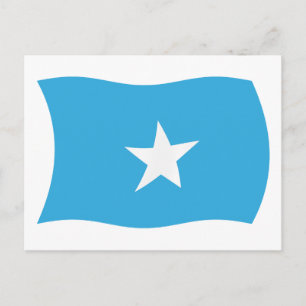 Cartão Postal da Bandeira da Somália