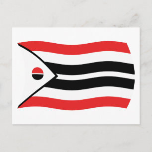 Cartão Postal da Bandeira da Tribo Arapaho