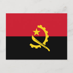 Cartão Postal da Bandeira de Angola