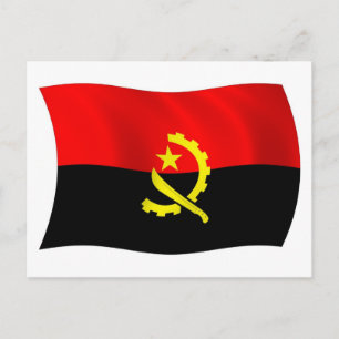 Cartão Postal da Bandeira de Angola