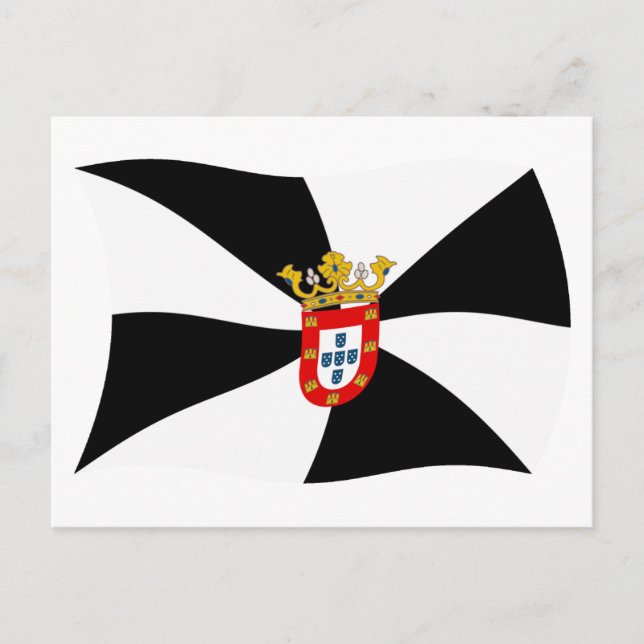 Cartão Postal da Bandeira de Ceuta (Frente)