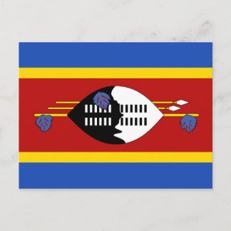 Cartão Postal da Bandeira de Eswatini