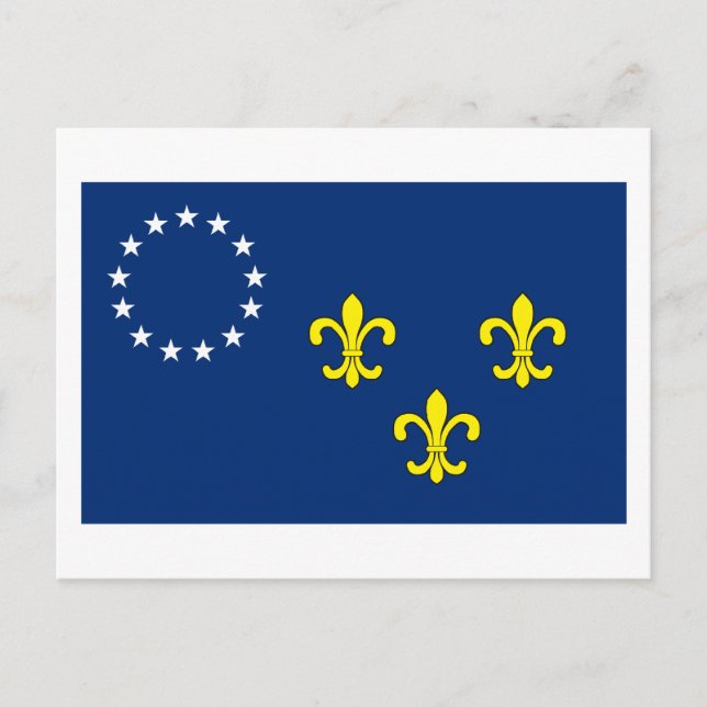 Cartão postal da bandeira de Louisville (Frente)