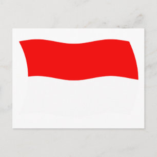 Cartão Postal da Bandeira de Mônaco