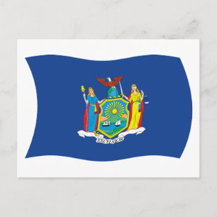 Cartão Postal da Bandeira de Nova York