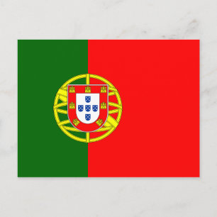 Cartão postal da Bandeira de Portugal