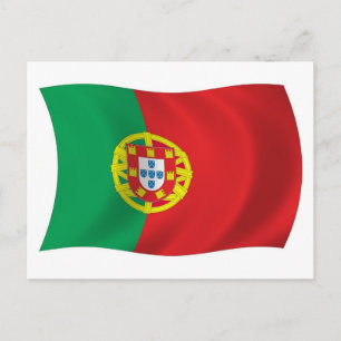 Cartão Postal da Bandeira de Portugal