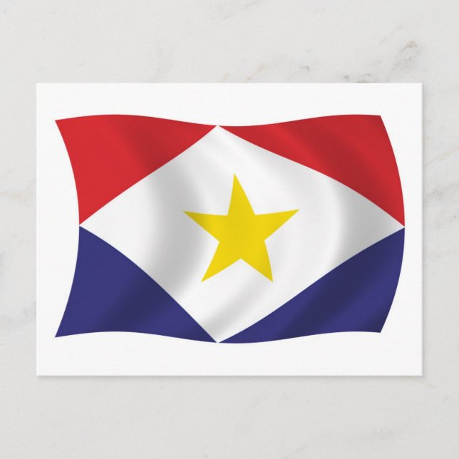 Cartão Postal da Bandeira de Saba (Frente)