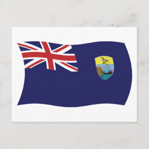 Cartão Postal da Bandeira de Santa Helena