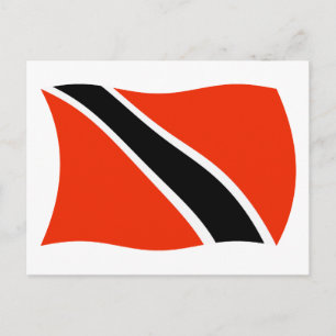 Cartão Postal da Bandeira de Trinidad e Tobago