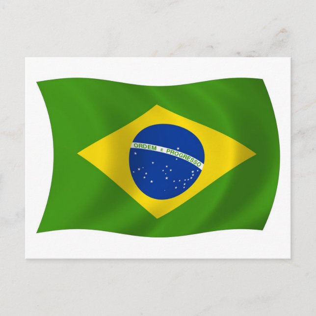 Cartão Postal da Bandeira do Brasil (Frente)