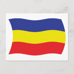 Cartão Postal da Bandeira do Khmer Kampuchea Krom