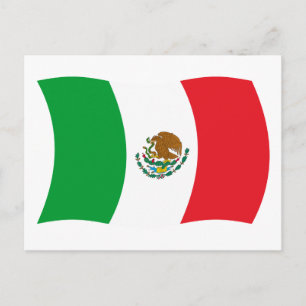 Cartão Postal da Bandeira do México