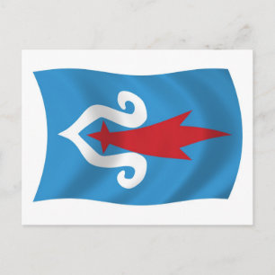 Cartão Postal da Bandeira do Povo Ainu
