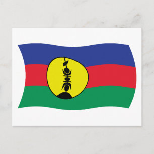 Cartão Postal da Bandeira do Povo Kanak
