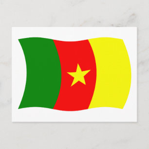 Cartão Postal da Bandeira dos Camarões