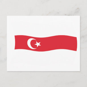 Cartão Postal da Bandeira dos Tártaros da Bielorrú