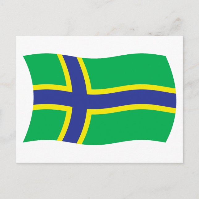 Cartão Postal da Bandeira dos Vepsianos (Frente)