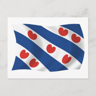Cartão Postal da Bandeira Frísia