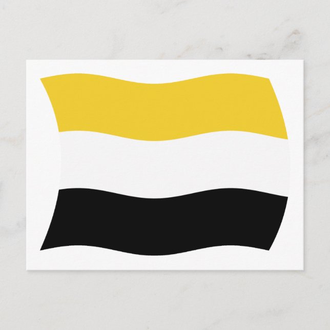 Cartão Postal da Bandeira Garifuna (Frente)