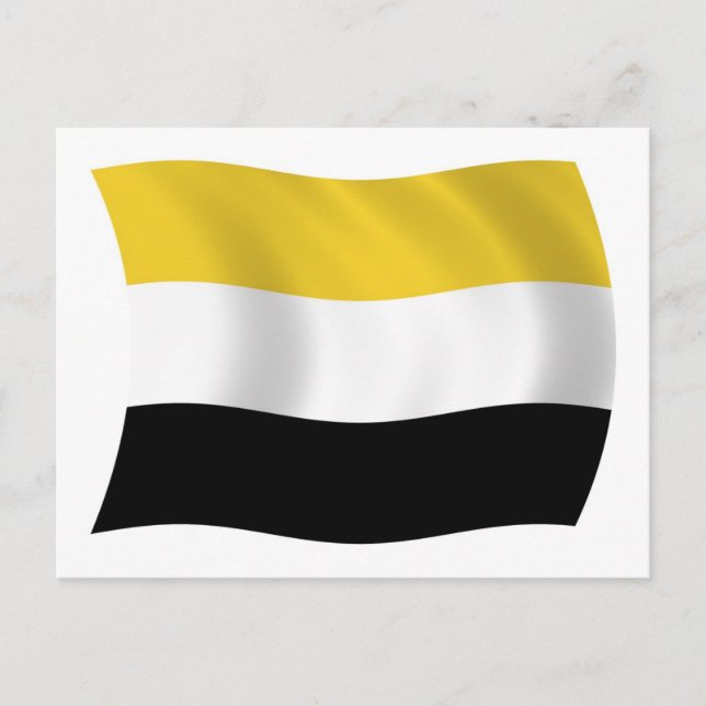 Cartão Postal da Bandeira Garifuna (Frente)