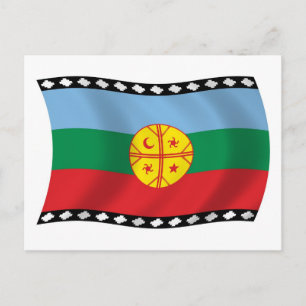 Cartão Postal da Bandeira Mapuche