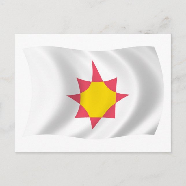 Cartão Postal da Bandeira Novial (Frente)