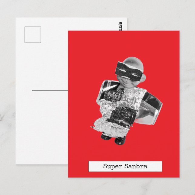 Cartão Postal da Boneca Voadora Legal (Frente/Verso)