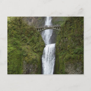 Cartão Postal da Cachoeira Multnomah Falls