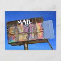 Cartão postal da caixa de correio