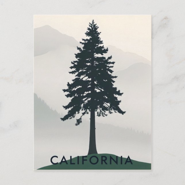 Cartão postal da Califórnia (Frente)