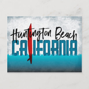 Cartão postal da Califórnia em Huntington Beach