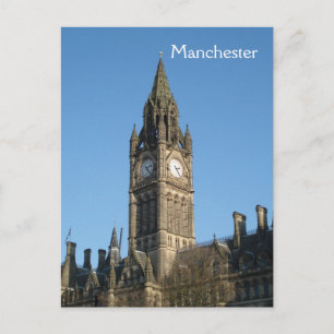 Cartão postal da Câmara Municipal de Manchester