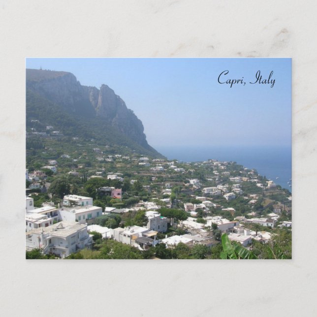 Cartão postal da Capri, Itália (Frente)