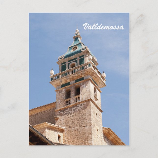 Cartão Postal da Cartuxa de Valldemossa (Frente)