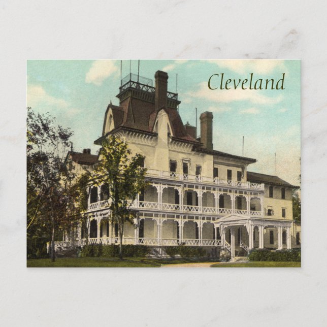 Cartão postal da casa Rockefeller (Frente)