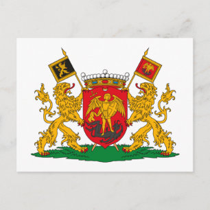 Cartão postal da Casaco de Armas de Bruxelas