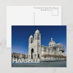 Cartão Postal da Catedral de Marselha