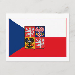 Cartão postal da Checoslováquia com a COA (leve)