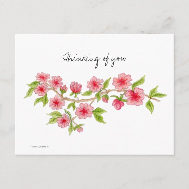 Cartão postal da Cherry Blossom (Frente)