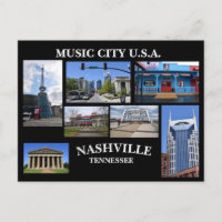 Cartão postal da CIDADE DA MÚSICA EUA