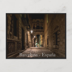 Cartão postal da cidade de Barcelona, Espanha