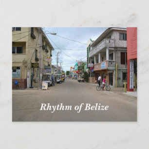 Cartão postal da cidade de Belize San Pedro