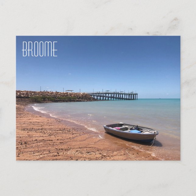 cartão postal da cidade de broome (Frente)