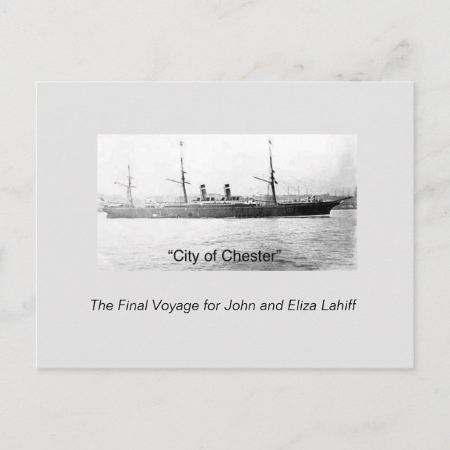 Cartão postal da cidade de Chester (Frente)