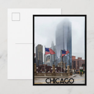 Cartão postal da cidade de Chicago, Illinois