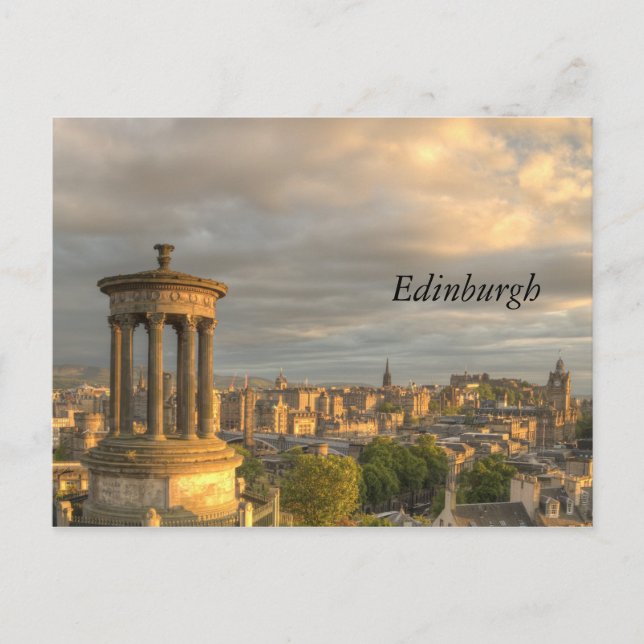 Cartão postal da cidade de Edimburgo (Frente)