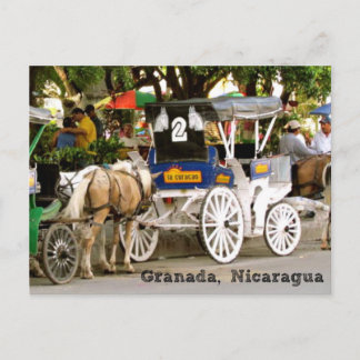 Cartão postal da cidade de Granada, Nicarágua