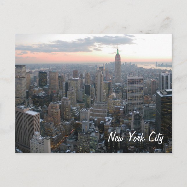 Cartão Postal da Cidade de Nova York (Frente)